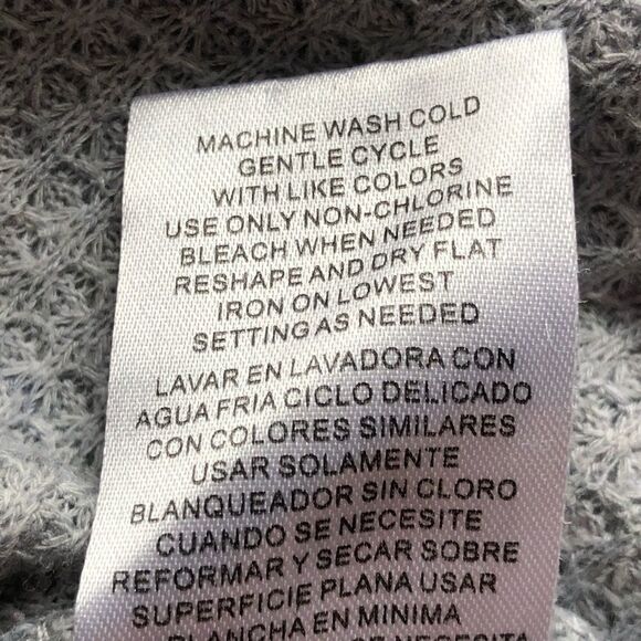 RXB Tunic Blouse Gray Small Lacy Long sleeved - Picture 4 of 11